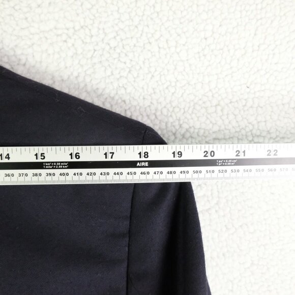 Chaps Ralph Lauren Blazer Mens 42L Tall Navy Blue Gold Button Vented Vintage - Picture 8 of 16